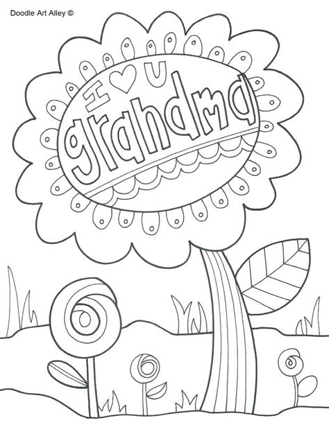 Happy Mothers Day Grandma Coloring Pages at ganesmeraldablog Blog