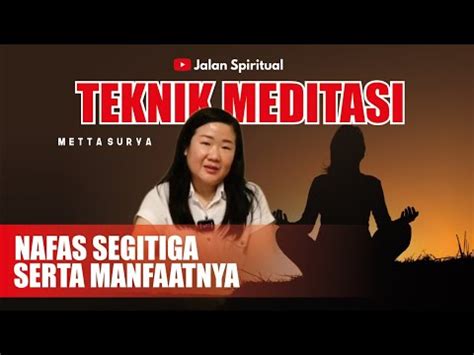 Teknik Meditasi Nafas Beserta Manfaatnya Youtube