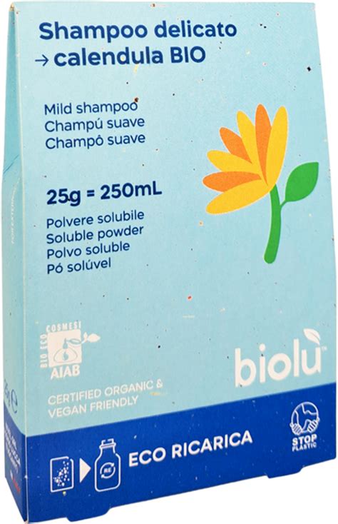 biolù Shampoing Doux Poudre à Diluer 25 g Boutique en ligne Ecco Verde