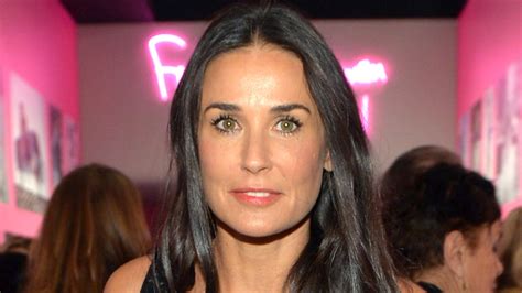 Demi Moore 53 Lets Her Gray Hair Grow Out As She Embraces A More Laid Back Look