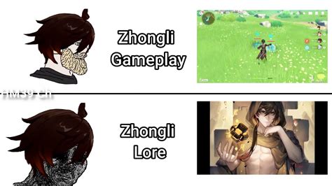 Zhongli Gameplay Vs Zhongli Lore YouTube