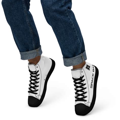 Mens High Top Canvas Shoes — Space Bar