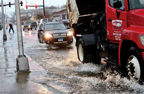 Wind And Rain Fell Trees Fuel Floods Around Bridgeport