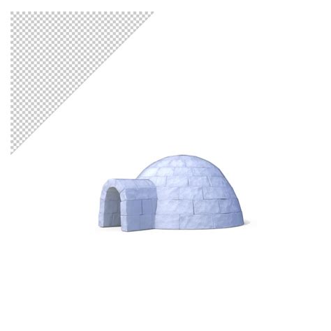 Igloo Png PSD Premium