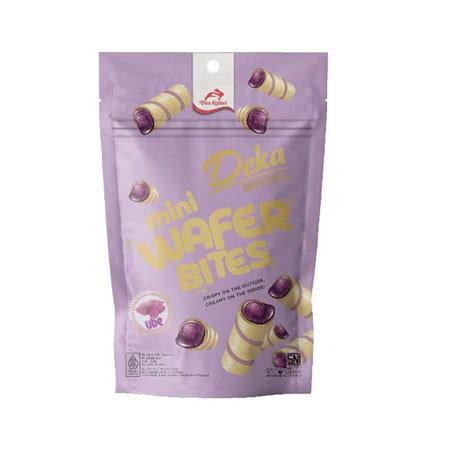 Jual Deka Wafer Roll Mini Bites Ube Gr Shopee Indonesia