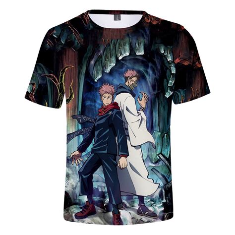 Gojo Satoru Anime Japonés Jujutsu Kaisen Verano baju Camiseta De Mujer