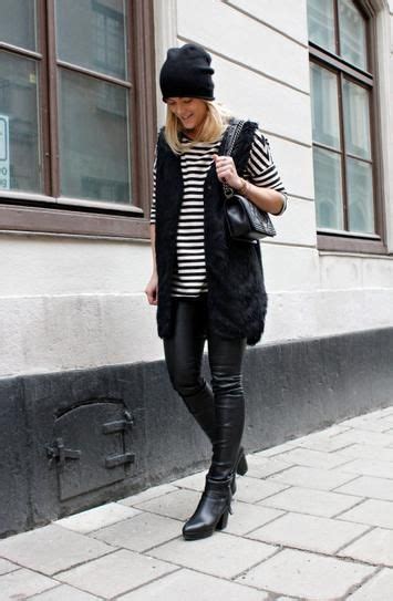 25 Fresh Ways To Wear A Faux Fur Vest Faux Fur Vest Black Casual