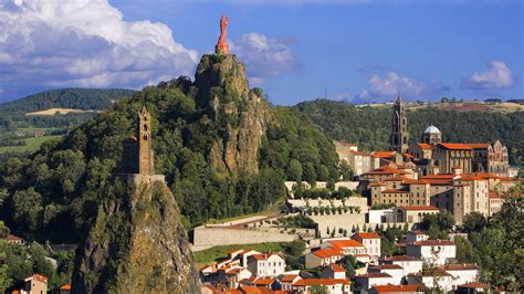 Le Puy En Velay Auvergne France City City Wallpaper France