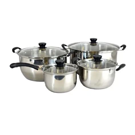 4 Piece Aluminium Cooking Pots - Sastro