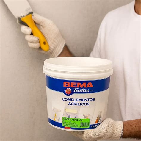 Massa Plastica Para Parede - Massa Acrílica Para Parede 3,6 LTS - Bema | Shopee Brasil