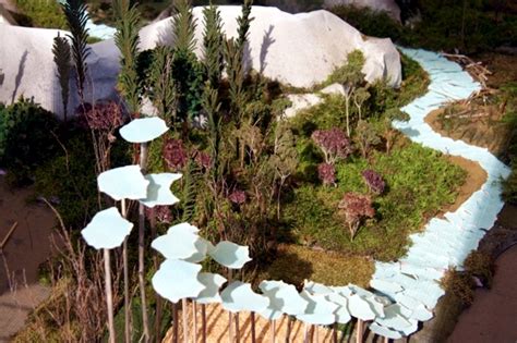 Modern art installation inspired by nature landscape | Interior Design ...