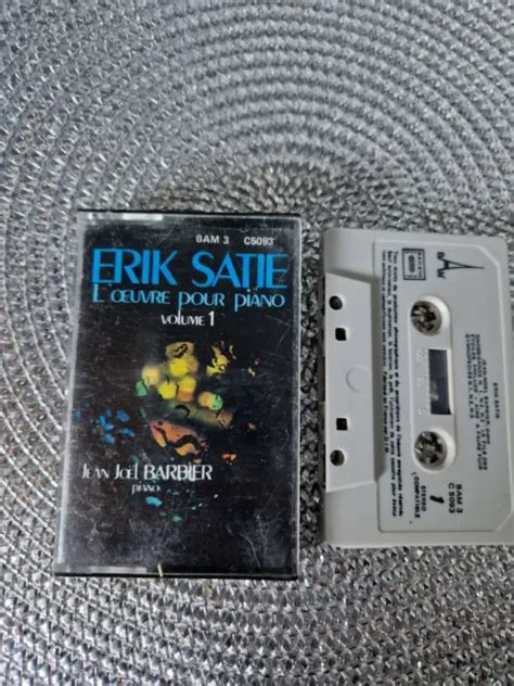 Ancienne Cassette Audio Vintage K Erik Satie L Oeuvre Pour Piano Eur