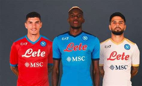 Maglia Napoli Presentate Ufficialmente Le Tre Divise