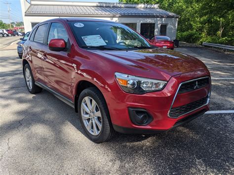 Pre Owned Mitsubishi Outlander Sport Es In Rally Red Metallic