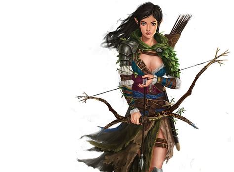 HD Wallpaper Archers Fantasy Art Women Sex Girl Wallpaper Flare
