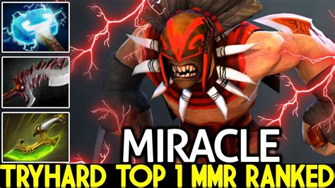 Miracle Bloodseeker Tryhard Top Mmr Ranked Swift Blink Build Dota