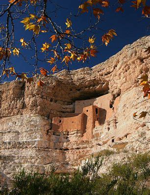 Montezuma Castle National Monument, Arizona -- an 800 year old Sinagua cliff dwelling. (Nothing ...