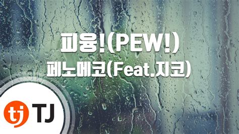 TJ노래방 피융 PEW 페노메코 Feat 지코 TJ Karaoke YouTube