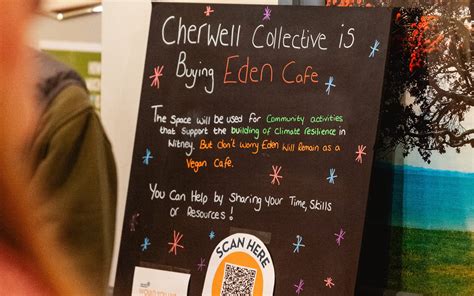 Bringing Wish To Eden Café In Witney Cherwell Collective