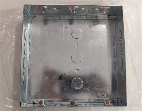 Galvanized Iron Gi Rectangular Modular Metal Box Silver At Rs