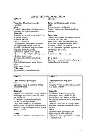 Planificacion Mapudungun Pdf