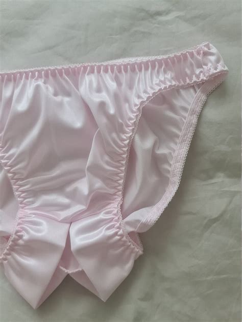 Silky Satin Open Crotch Bikini Panties From Japan Size 14 16 Etsy