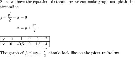 A Two Dimensional Velocity Field Is Given By U 1 Y And V Quizlet