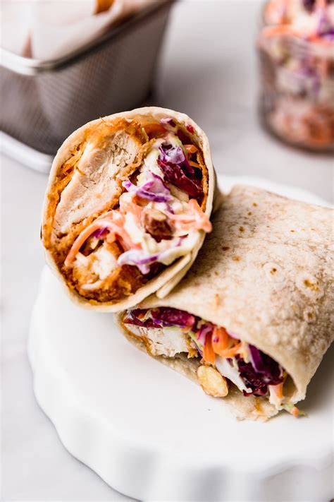 Wrap De Pollo Empanizado Con Ensalada De Col Cravings Journal