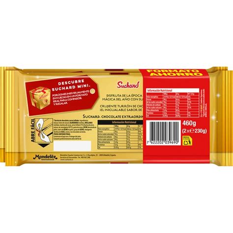 Turrón de chocolate crujiente clásico Calidad Suprema 2x230g pack 460 g