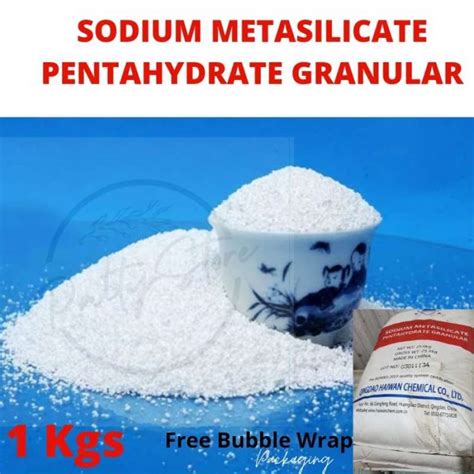 Jual Sodium Metasilicate Pentahydrate Granular Simet Na Sio Bahan