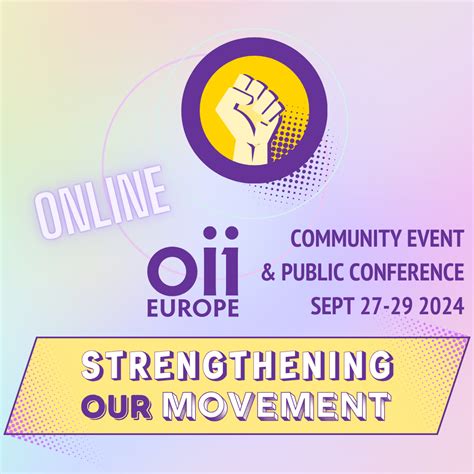 Registration Is Open For The Oii Europe Online Community Event And