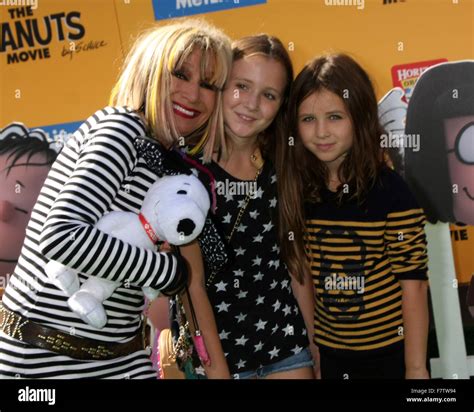 The Peanuts Movie LA Premiere Featuring: Betsy Johnson, grandchildren Where: Westwood ...