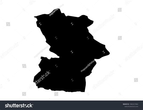 Fully Editable Detailed Vector Map Hovdhovd Stock Vector (Royalty Free ...