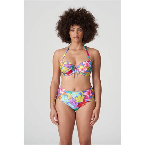 Bikini Flores Con Aro Sin Relleno Unas1 Primadonna Con Descuento