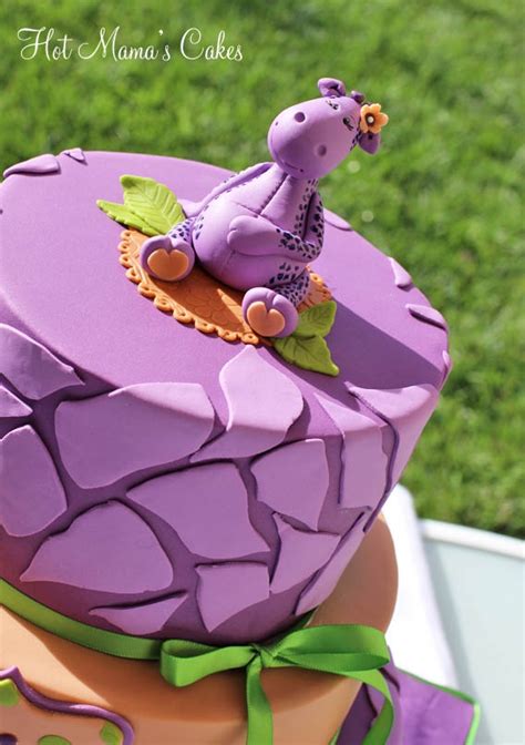 Giraffe Print Baby Shower Cake In Purple Cakecentral