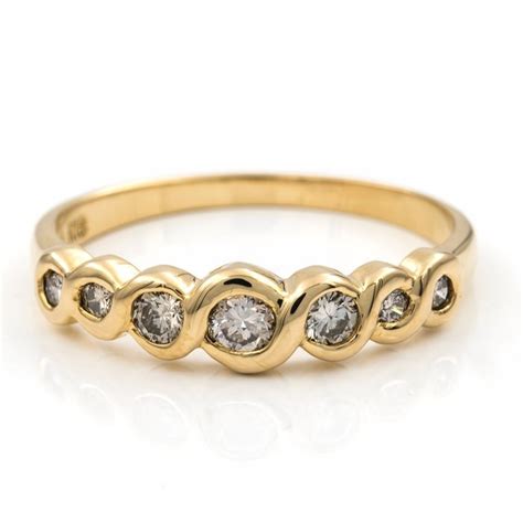 Kt Gelbgold Ring Ct Diamant Catawiki