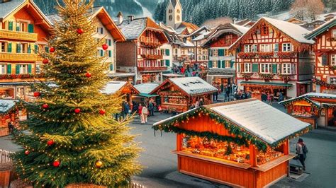 Interlaken Switzerland Christmas Market Walking Tour K A Beautiful