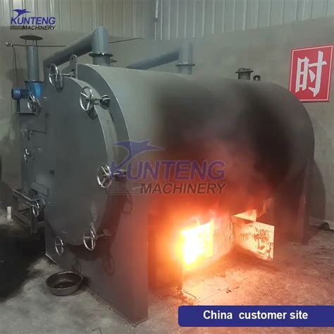 China Large Capacity Industrial Smokeless Wood Chip Carbonization