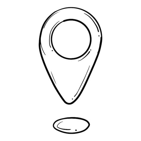 Premium Vector Doodle Sketch Style Of Hand Drawn Coordinates Location