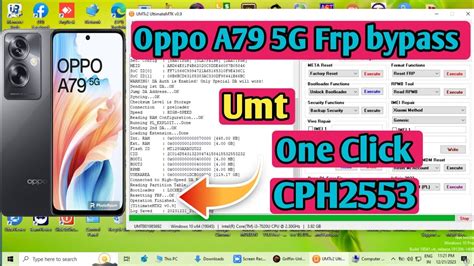 Oppo A G Frp Bypass Umt Oppo Cph Google Account Remove Umt