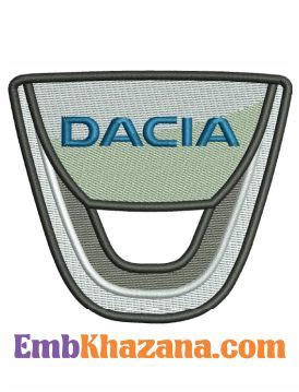 Dacia Logo Machine Embroidery Design Pattern Dst Jef Pes Exp Embroidery