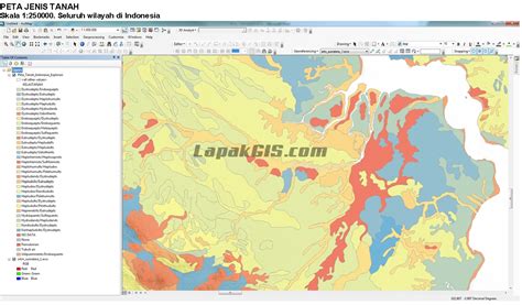 Shapefile Peta Jenis Tanah Seluruh Indonesia Lapak Gis