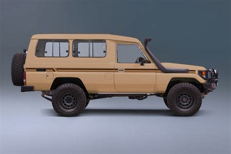 Toyota Landcruiser Troopy Land Cruiser Deuren Retro Old School Side