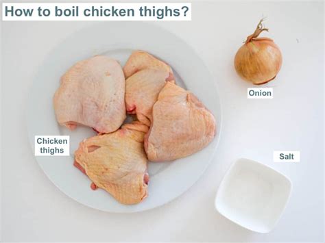 How to boil chicken thighs recipe - Creative Nourish