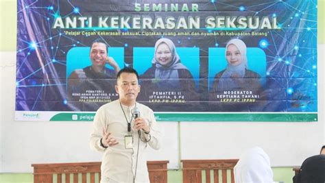 Semarak Harlah Ipnu Ippnu Pelajar Nu Batang Adakan Seminar Kekerasan