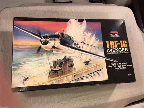 Sealed Accurate Miniatures Tbf C Avenger Scale Model Hobby Kit