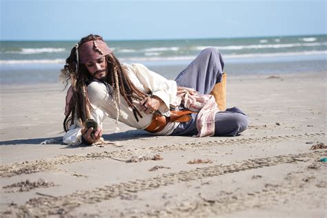 Captain Jack Sparrow Wig Pirates Of The Caribbean On Stranger Tides