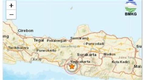 Gempa Guncang Yogyakarta Sore Ini Selasa 6 September 2022 Info BMKG