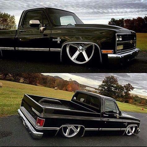 Slammed C10 Chevy Trucks Lowrider Trucks Trucks