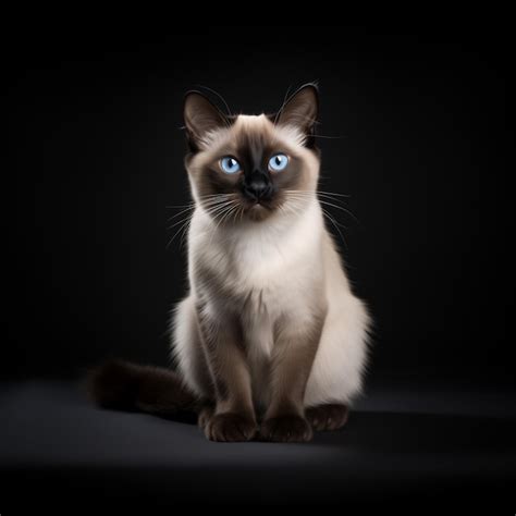 Premium Vector Siamese Kitten Cat